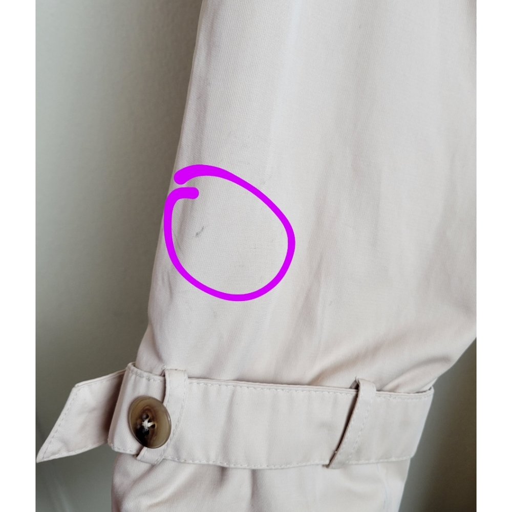 Forecaster of Boston Tan Belted Trenchcoat Size Small - Picture 11 of 13